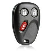 KeylessOption replacement fob for Buick/Chevrolet/Oldsmobile/Pontiac (15051014) 4-button remote key fob